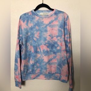 Suzzi | Tie-Dye Crewneck Yoga Pullover